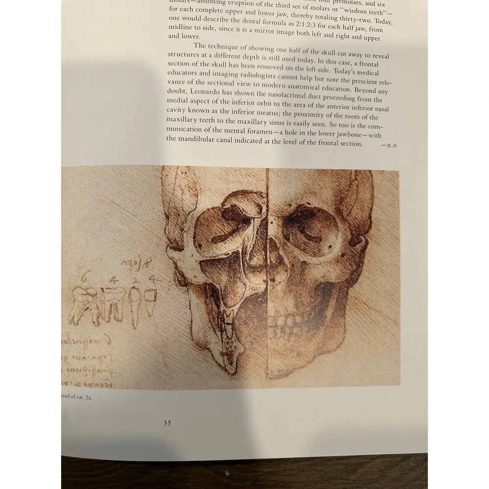 Leonardo da Vinci The Anatomy of Man Art History Book